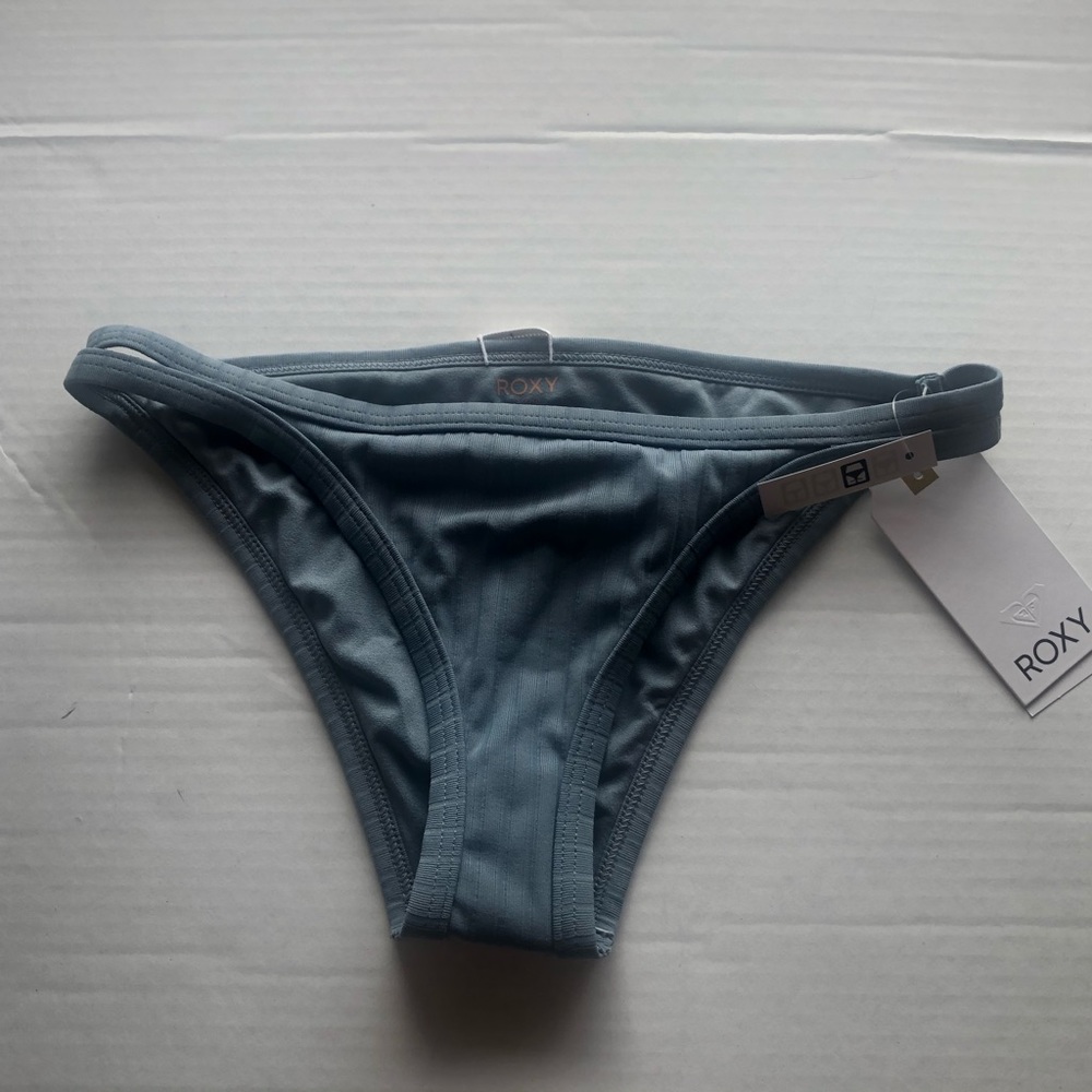 Roxy cover my life regular bikini bottom blue